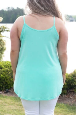 Warm From The Sun Tank, Mint -Beyond Basics 746A5285 Edit