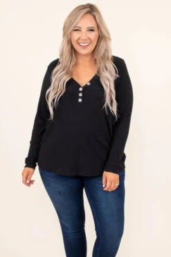 Not My Normal Style Top, Black