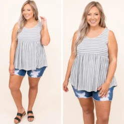 Flourish In Love Tank, Grey -Beyond Basics 8 75a102a8 6e05 469d 84f7 5d5e382b177c