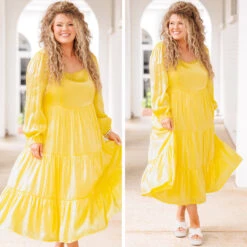 Tear Drops On My Guitar Dress, Yellow 13 Tear Drops On My Guitar Dress, Yellow -Beyond Basics 8 829fc65a 03c6 495a bf67 b51455230b71