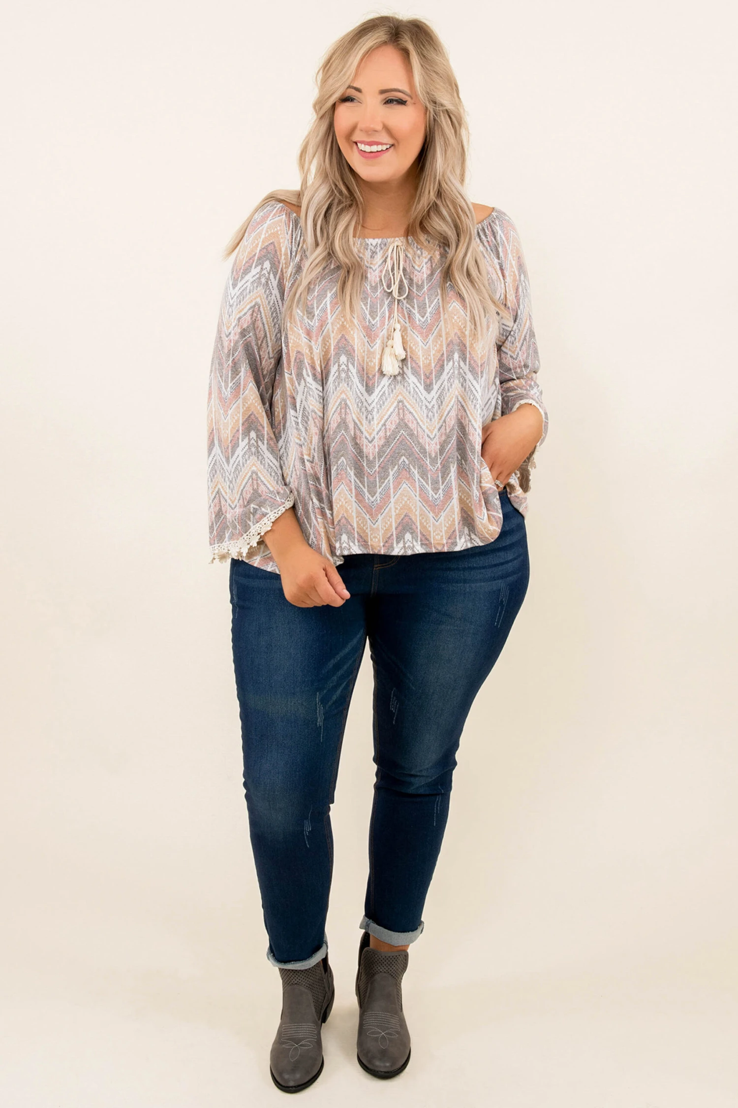 Vibes From Another Universe Top, Mustard 4 Vibes From Another Universe Top, Mustard - Image 2