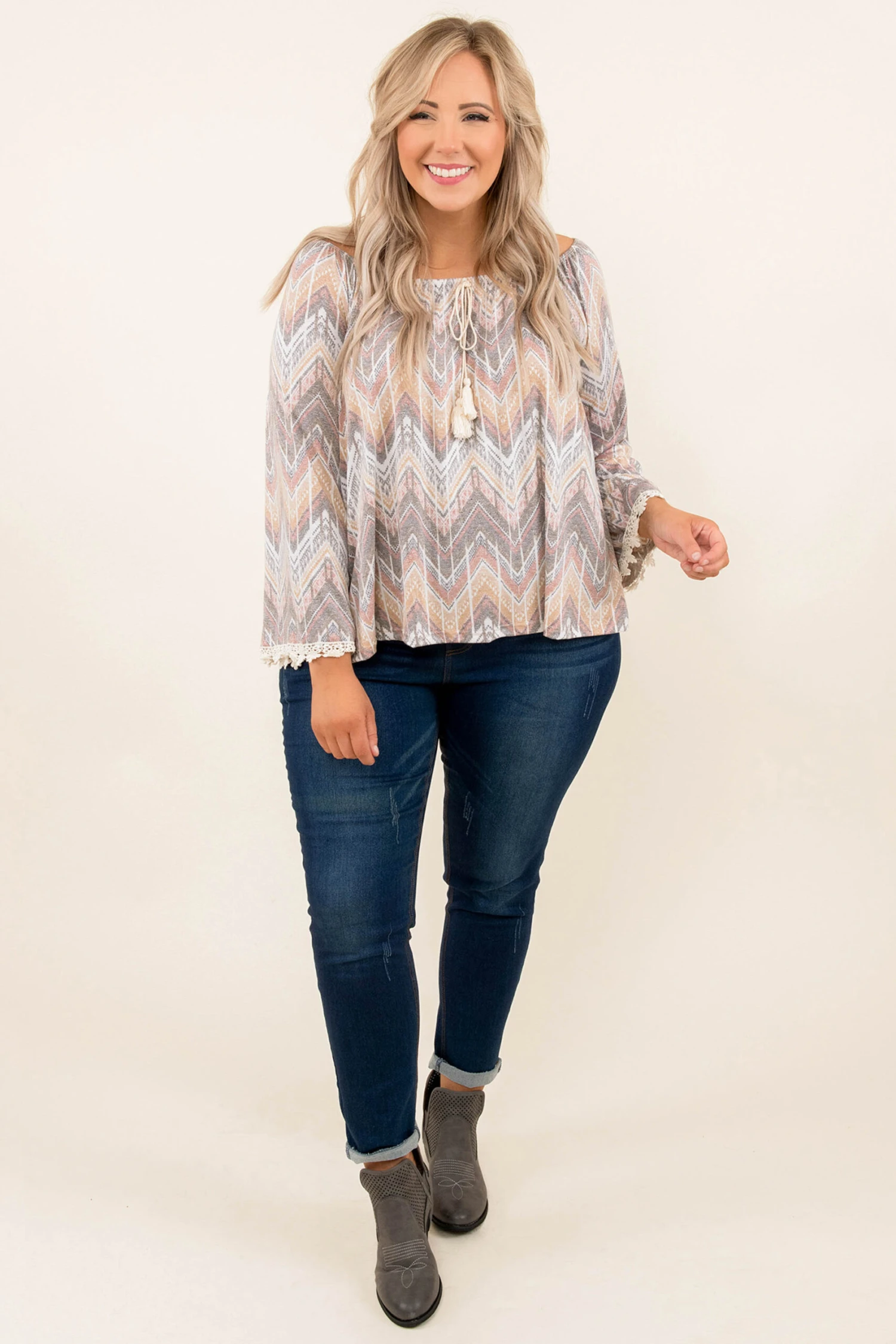 Vibes From Another Universe Top, Mustard 5 Vibes From Another Universe Top, Mustard - Image 3