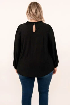 Rhythm Is A Dancer Top, Black -Beyond Basics 9 28 16706