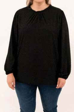 Rhythm Is A Dancer Top, Black -Beyond Basics 9 28 16707