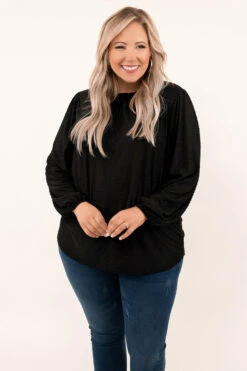 Rhythm Is A Dancer Top, Black