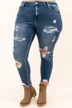 I'm Living My Best Life Skinny Jeans, Dark Wash -Beyond Basics 9 7 14950