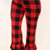 The Big Flare Pants, Black-Red -Beyond Basics 9 9 15126