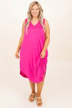 A Bright Spring Dress, Fuchsia