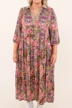 All In Tangles Dress, Dusty Plum -Beyond Basics AllInTanglesDress DustyPlum 3368