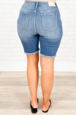 Always Adoring You Shorts, Light Wash 13 Always Adoring You Shorts, Light Wash -Beyond Basics AlwaysAdoringYouShorts LightWash 3