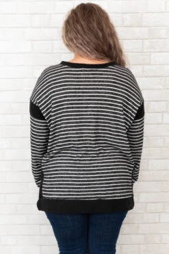 Another Beautiful Day Top, Black Ivory -Beyond Basics AnotherBeautifulDayTop BlackIvory 9390