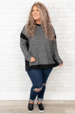 Another Beautiful Day Top, Black Ivory -Beyond Basics AnotherBeautifulDayTop BlackIvory 9393