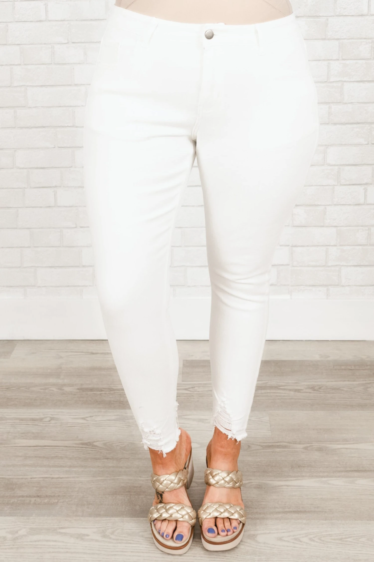 Back To The Basics Jeans, White 5 Back To The Basics Jeans, White - Image 3