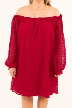 Beach Date Night Dress, Red -Beyond Basics BeachDateNightDress Red