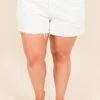 Big Moves Shorts, White 1 Big Moves Shorts, White -Beyond Basics BigMovesShorts White 3 2