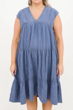 Blushing Beauties Dress, Blue 13 Blushing Beauties Dress, Blue -Beyond Basics BlushingBeautiesDress Blue 7269