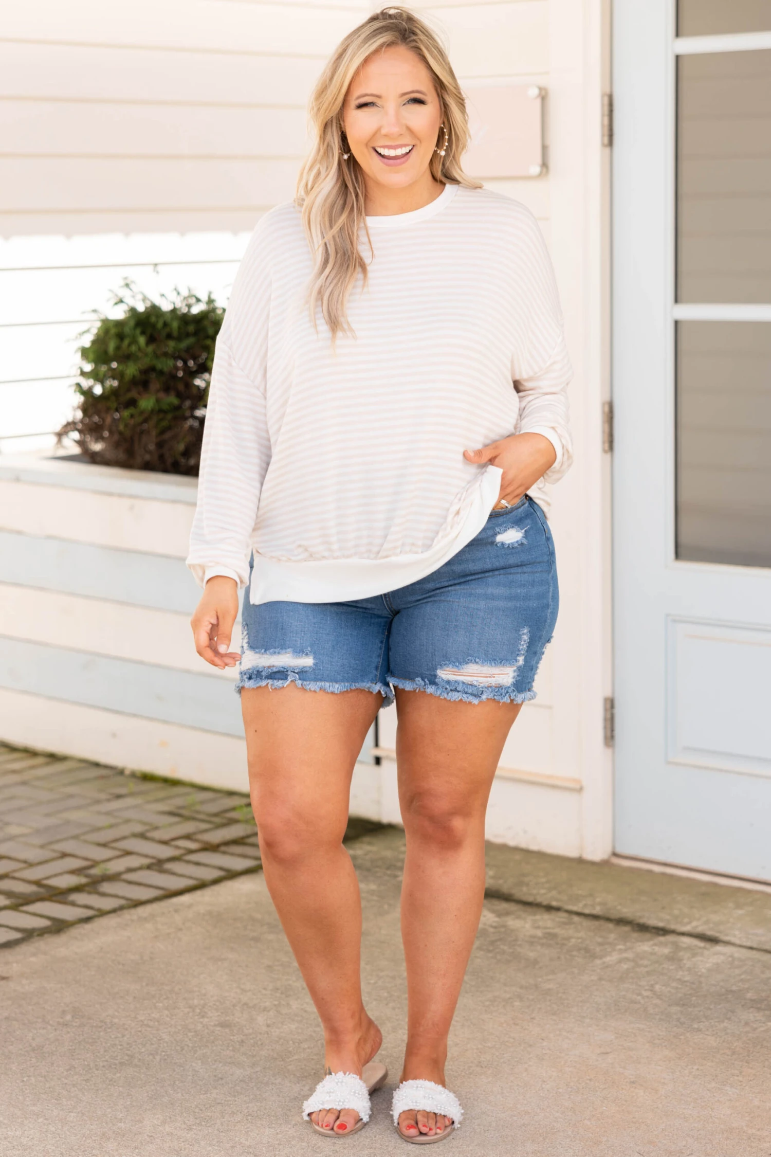 Boardwalk Adventures Shorts, Medium Wash 4 Boardwalk Adventures Shorts, Medium Wash - Image 2