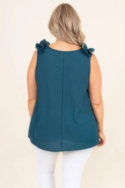 Borrowing You Top, Teal -Beyond Basics BorrowingYouTop Teal 3606
