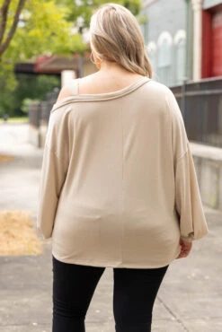 Bring On The Night Top, Taupe 12 Bring On The Night Top, Taupe -Beyond Basics BringOnTheNightTop Taupe