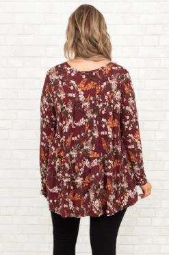 Brisk Breezes Top, Burgundy 12 Brisk Breezes Top, Burgundy -Beyond Basics BriskBreezesTop Burgundy 9661