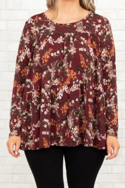 Brisk Breezes Top, Burgundy 11 Brisk Breezes Top, Burgundy -Beyond Basics BriskBreezesTop Burgundy 9662