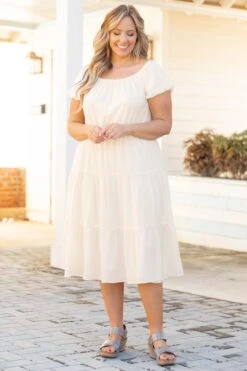 Brunch Out Dress, Lemon -Beyond Basics BrunchOutDress Lemon 9357