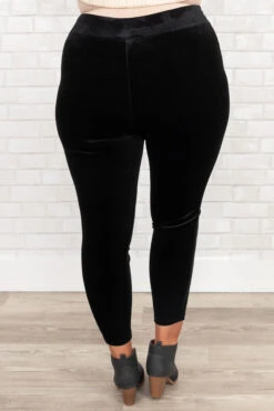 Business Lady Pants, Black Velvet -Beyond Basics BusinessLadyPants BlackVelvet