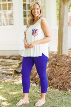 Business Lady Pants, Cobalt -Beyond Basics BusinessLadyPants Cobalt 3 2