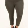 Business Lady Pants, Olive 1 Business Lady Pants, Olive -Beyond Basics BusinessLadyPants Olive 9450