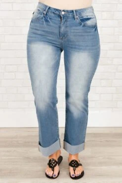 Can't Be Mine Boyfriend Jeans, Medium Wash -Beyond Basics Can tBeMineBoyfriend MediumWash 2