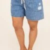 Catch The Tide Shorts, Denim -Beyond Basics CatchTheTideShorts Denim