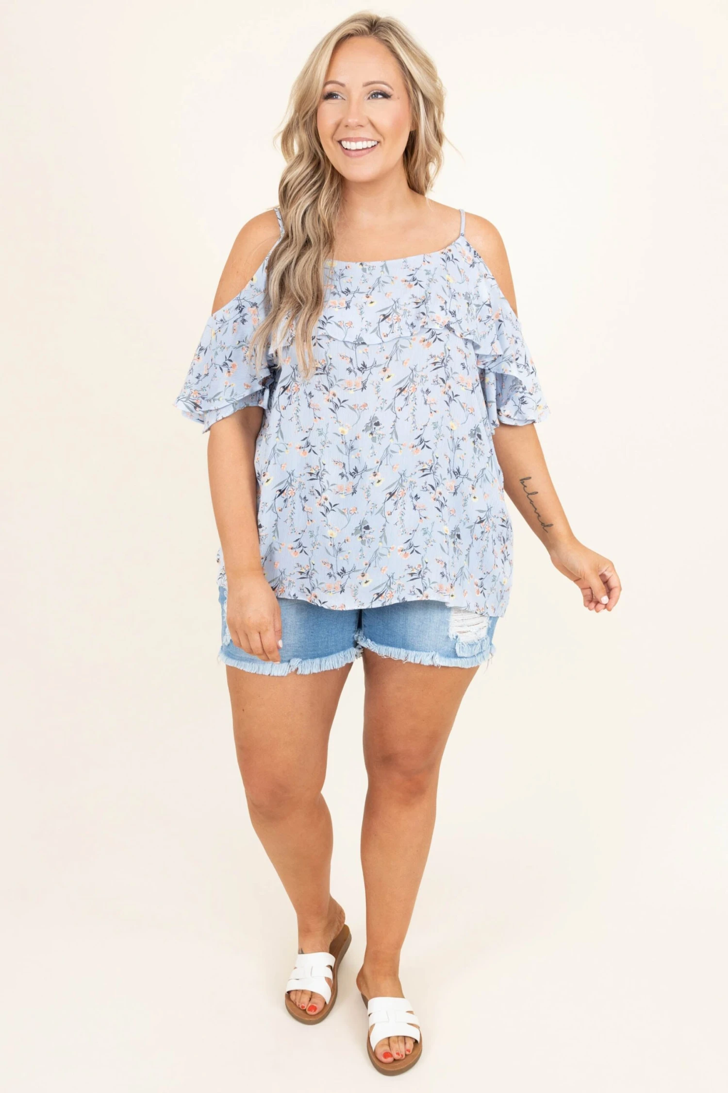 Changing Paths Shorts, Medium Wash 6 Changing Paths Shorts, Medium Wash - Image 4