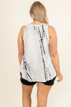 Charming Charlotte Tank, Ivory-Black 12 Charming Charlotte Tank, Ivory-Black -Beyond Basics CharmingCharlotteTank Ivory Black 9240