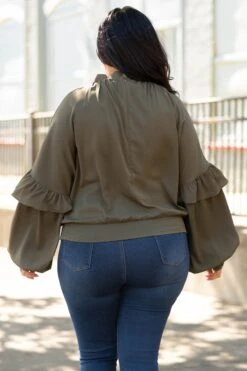 Charming Memories Top, Green -Beyond Basics CharmingMemoriesTop Green 0504