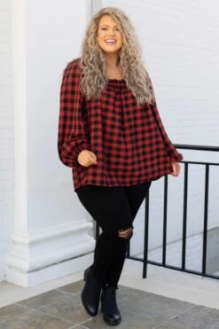 Cheerful Moments Top, Red 10 Cheerful Moments Top, Red -Beyond Basics CheerfulMomentsTop Red 5