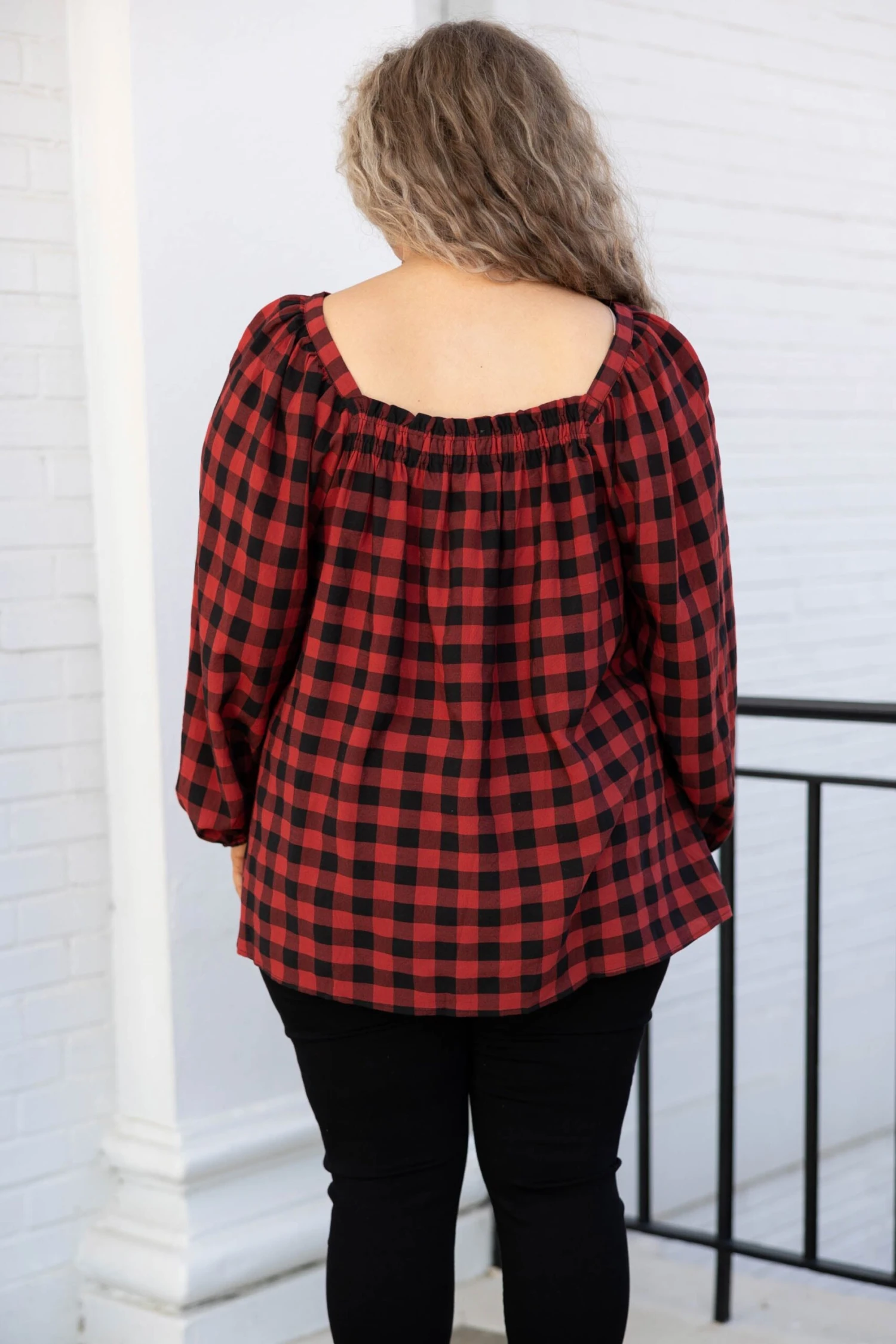 Cheerful Moments Top, Red 7 Cheerful Moments Top, Red - Image 5