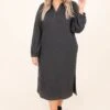 Chill Angel Dress, Charcoal -Beyond Basics ChillAngelDress Charcoal 3