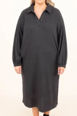 Chill Angel Dress, Charcoal 11 Chill Angel Dress, Charcoal -Beyond Basics ChillAngelDress Charcoal 5762