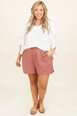 City Limits Shorts, Marsala -Beyond Basics CityLimitsShorts Marsala 7979