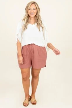 City Limits Shorts, Marsala -Beyond Basics CityLimitsShorts Marsala 7980