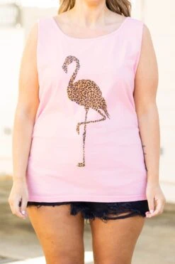 Comfort Colors: Leopard Flamingo Tank, Blossom 11 Comfort Colors: Leopard Flamingo Tank, Blossom -Beyond Basics ComfortColors LeopardFlamingoTank Blossom 9980