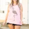 Comfort Colors: Leopard Flamingo Tank, Blossom 2 Comfort Colors: Leopard Flamingo Tank, Blossom -Beyond Basics ComfortColors LeopardFlamingoTank Blossom 9986