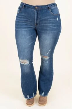 Confident Beauty Flare Jeans, Dark Wash -Beyond Basics ConfidentBeautyFlareJeans DarkWash 9700