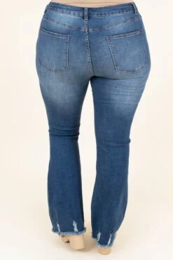 Confident Beauty Flare Jeans, Dark Wash -Beyond Basics ConfidentBeautyFlareJeans DarkWash 9702