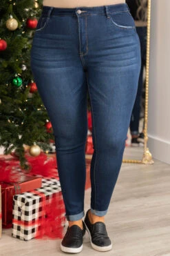 Countdown Is On Jeans, Dark Wash