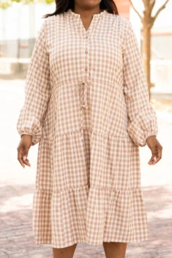 Country Living Dress, Mocha -Beyond Basics CountryLivingDress Mocha 2538