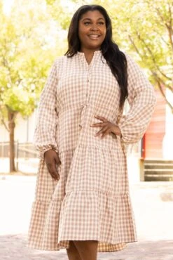 Country Living Dress, Mocha