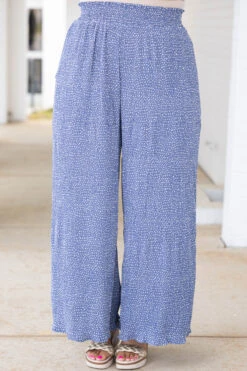 Cute And Comfortable Pants, Blue Dotted 11 Cute And Comfortable Pants, Blue Dotted -Beyond Basics CuteAndComfortablePants BlueDotted 4
