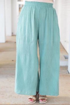 Cute And Comfortable Pants, Sage -Beyond Basics CuteAndComfortablePants Sage 1415