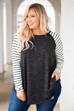 Number One Choice Top, Black